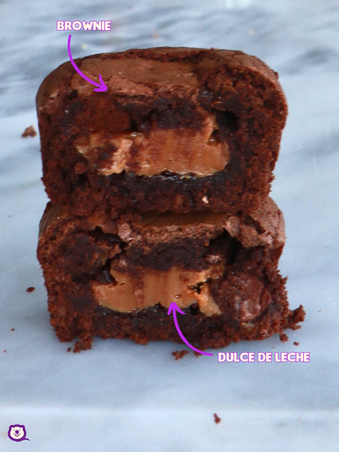 BROWNIE WITH DULCE DE LECHE