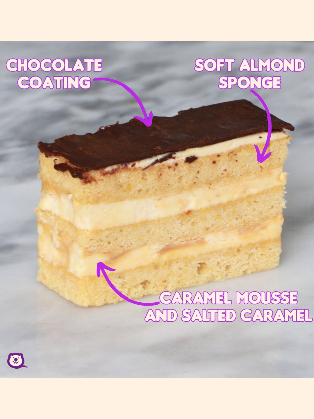 TWIX INSPIRED LAYERED CAKE