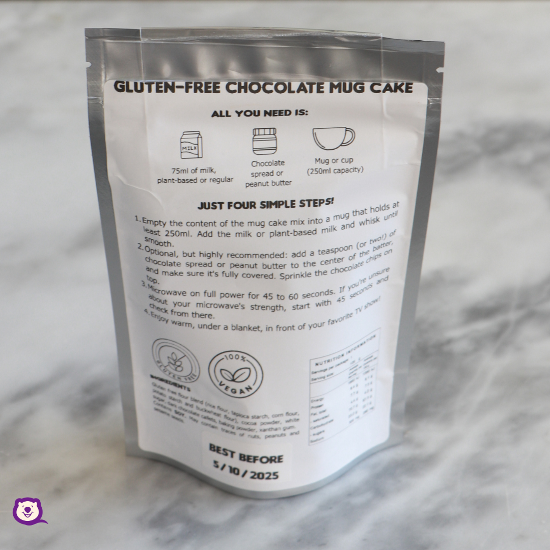 GLUTEN-FREE CHOCOLATE MUG CAKE MIX
