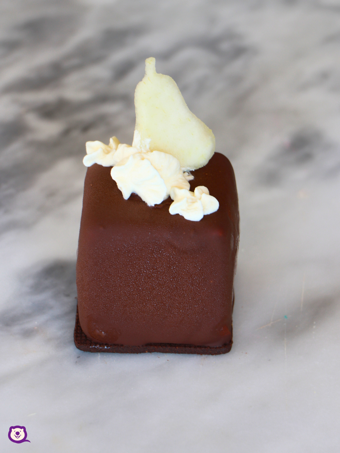 PEAR AND CHOCOLATE CUBE [PICKUP ONLY]