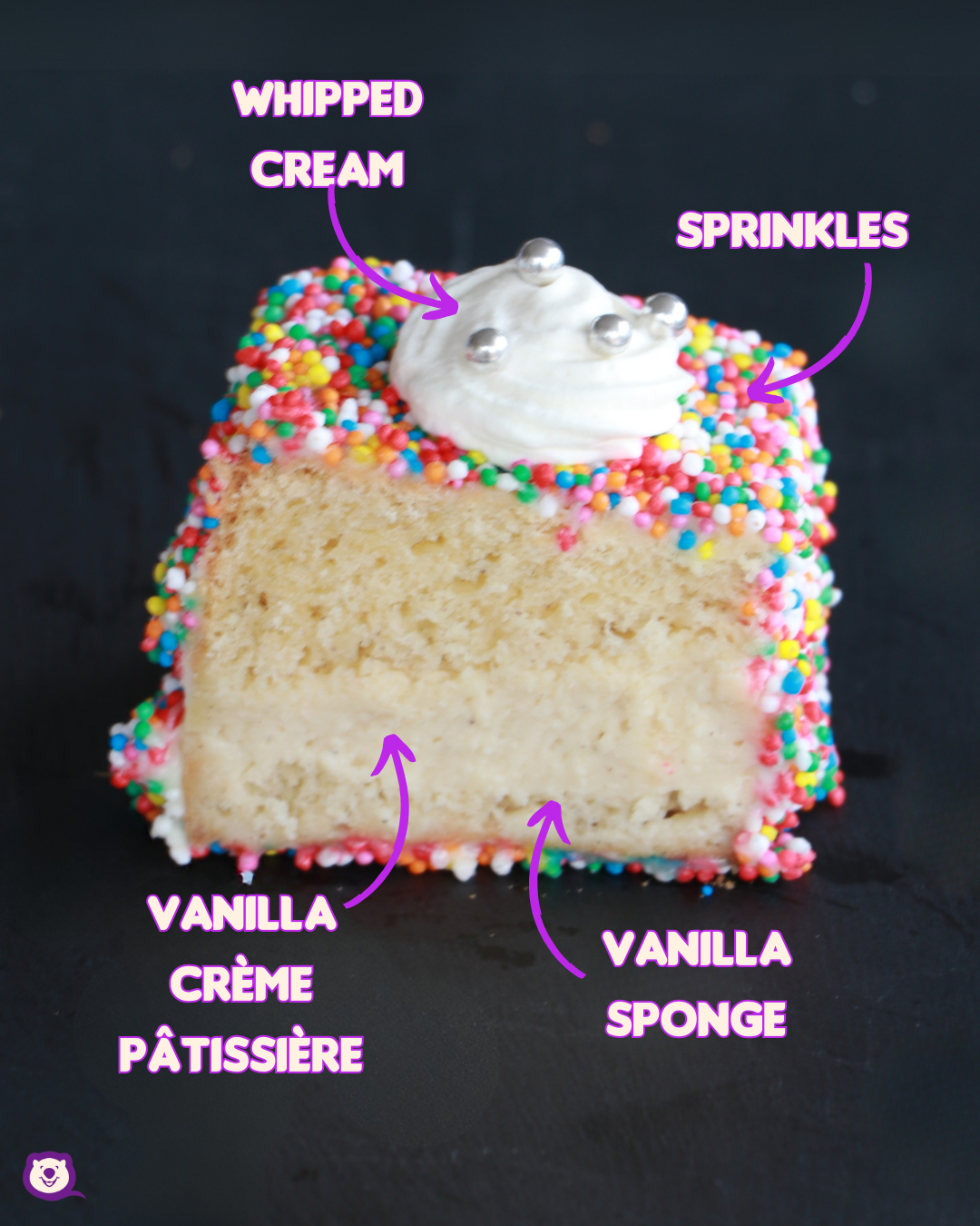 FAIRY BREAD LAMINGTON [PICKUP ONLY]