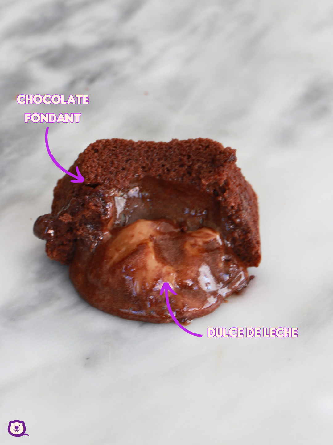 CHOCOLATE FONDANT WITH DULCE DE LECHE