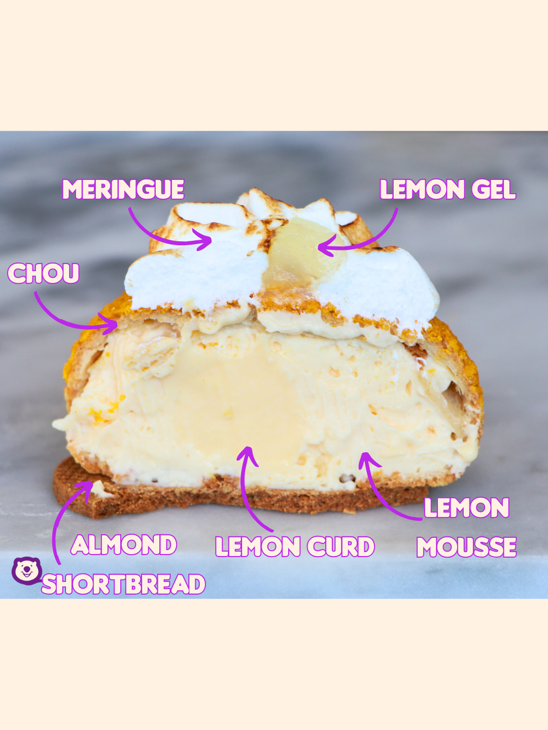 LEMON MERINGUE CHOU [PICKUP ONLY]