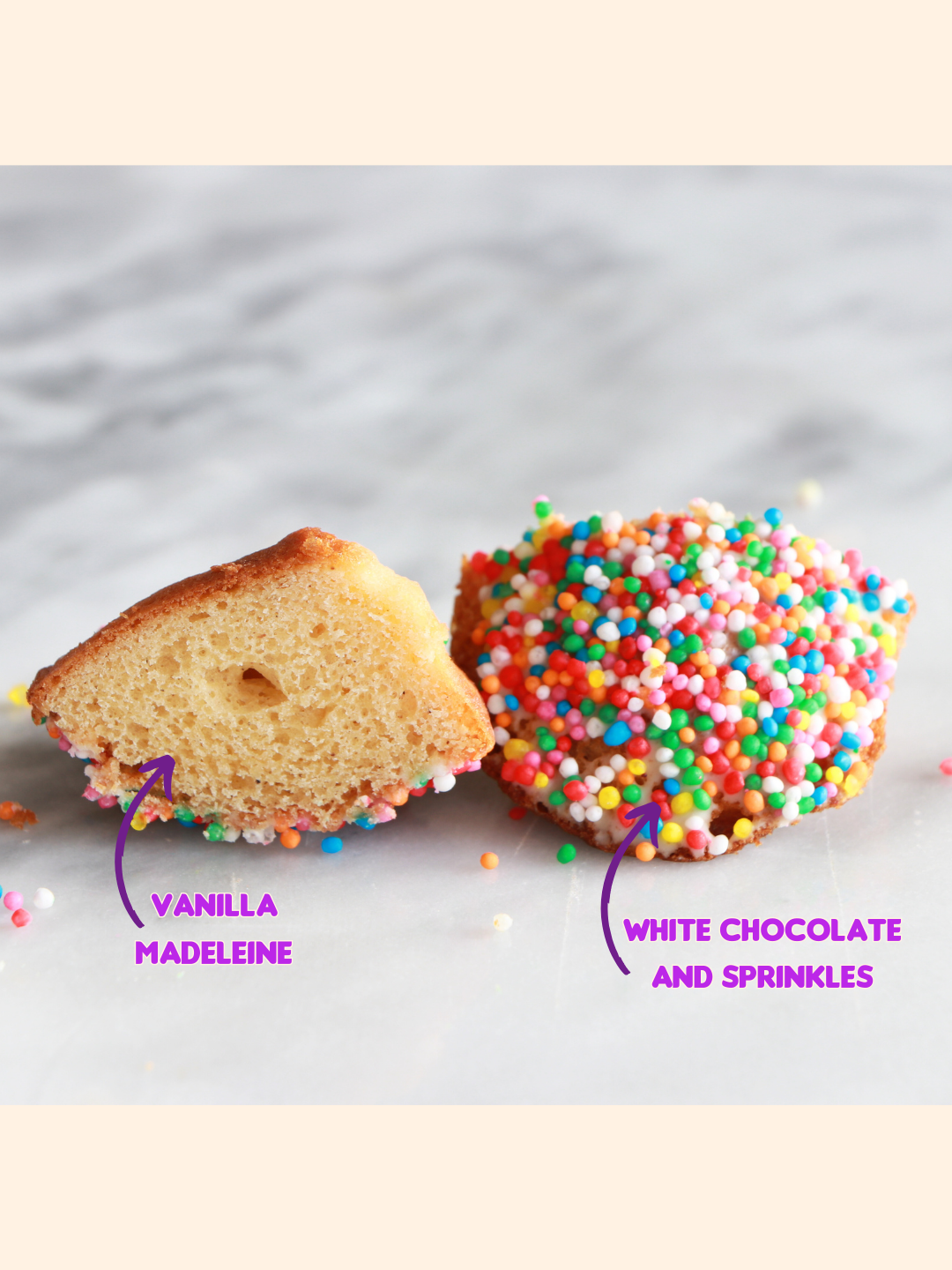 FAIRY BREAD MADELEINES [SHIPPING AUS-WIDE AND PICKUP]